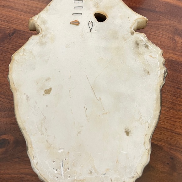 Vintage 1968 Miller Chalkware Eagle Wall hanging Gold Tone Federal Style Mirror - Picture 11 of 11